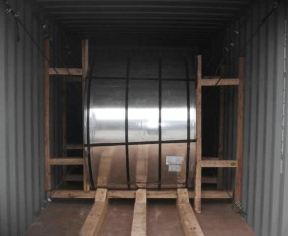 Export 22Tons Galvanized Steel Coil To Kenya