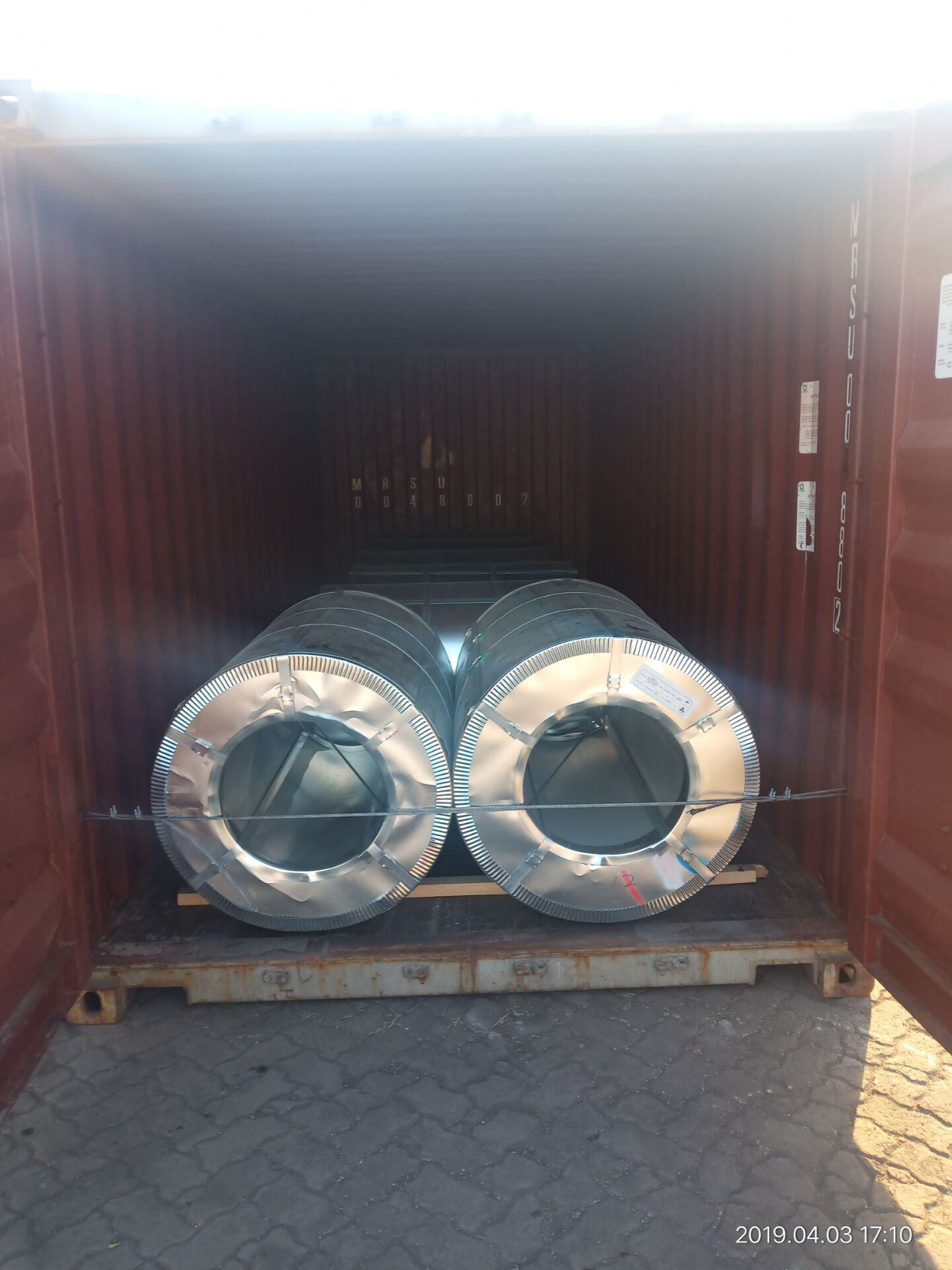 Export Prepainted galvanized steel coil to Georgia