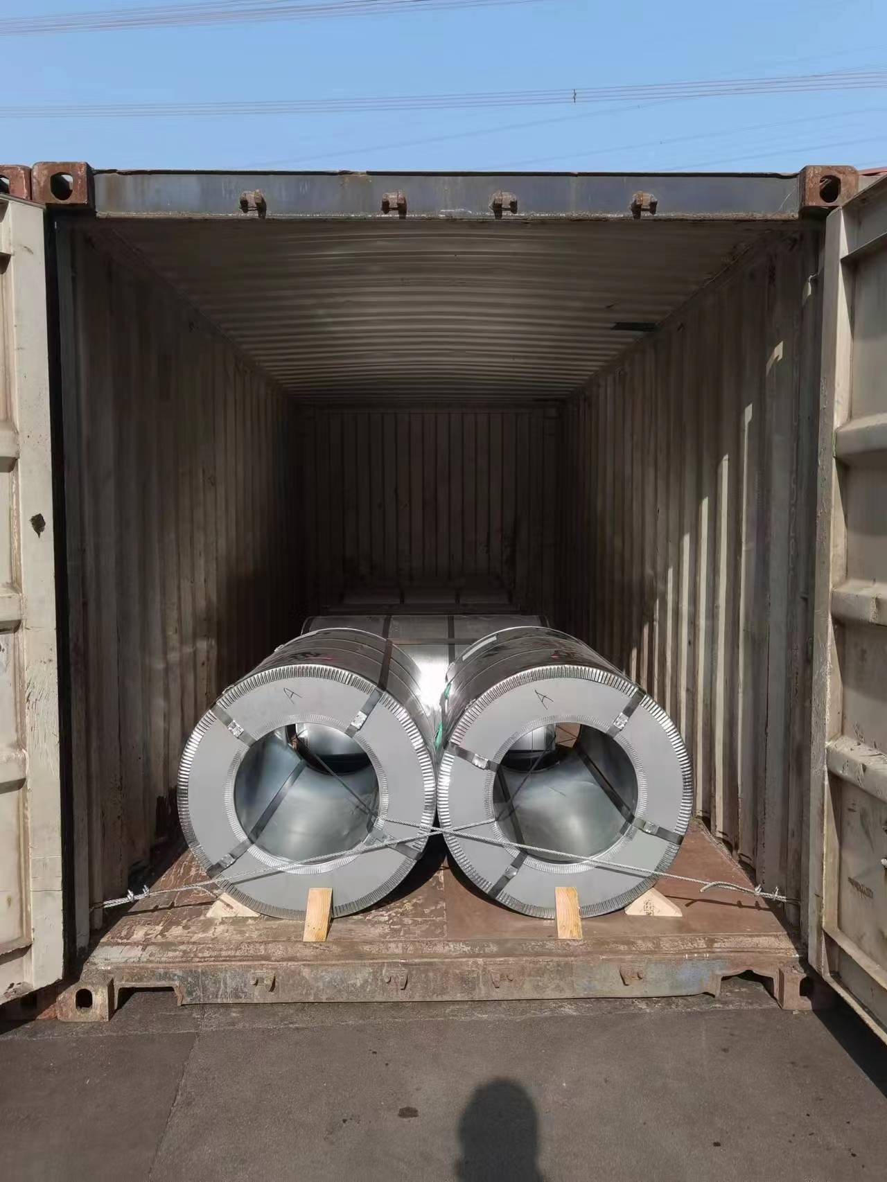 Export Color Coated Steel Coil to India Mundra port